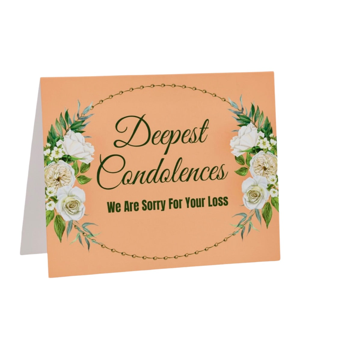 Deepest Condolences Greeting Card – ShelleyStationery