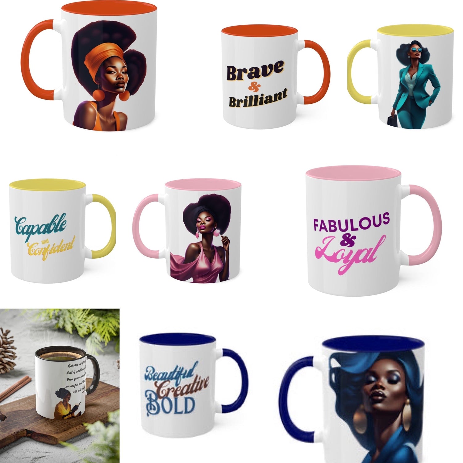 Colorful Coffee Mugs