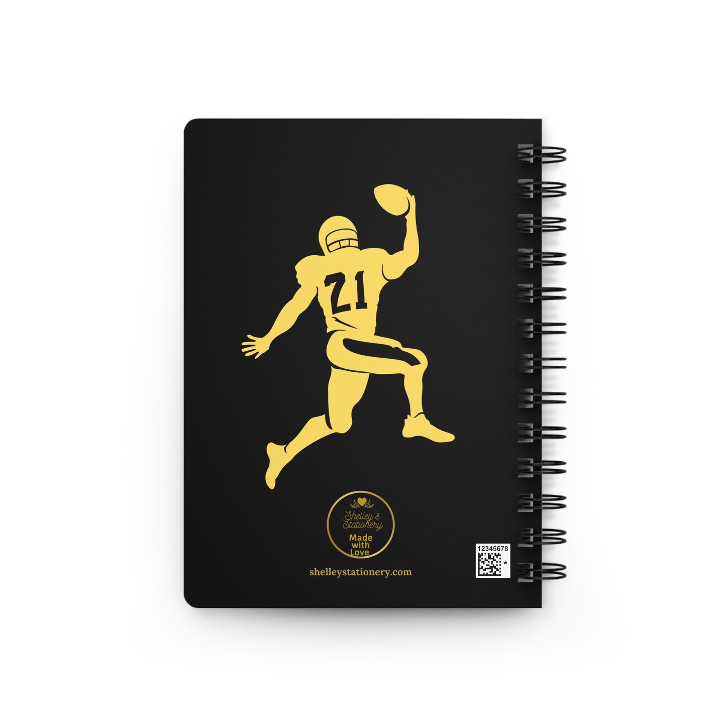 Brother/ Mens Football Writing Notebook/ Spiral Bound Journal