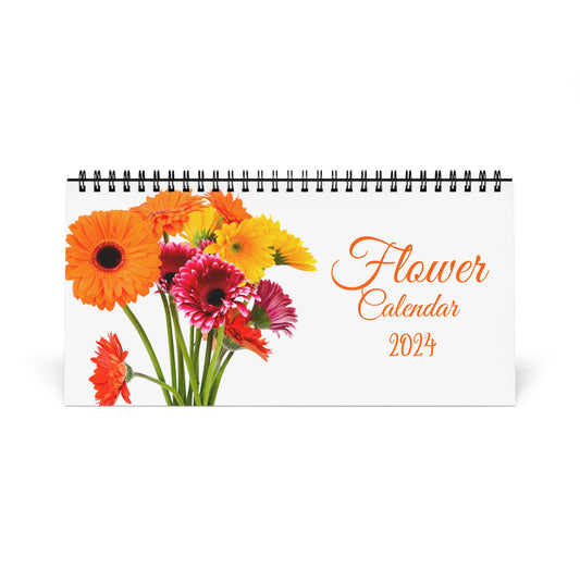 2024 Flower Desk Calendar