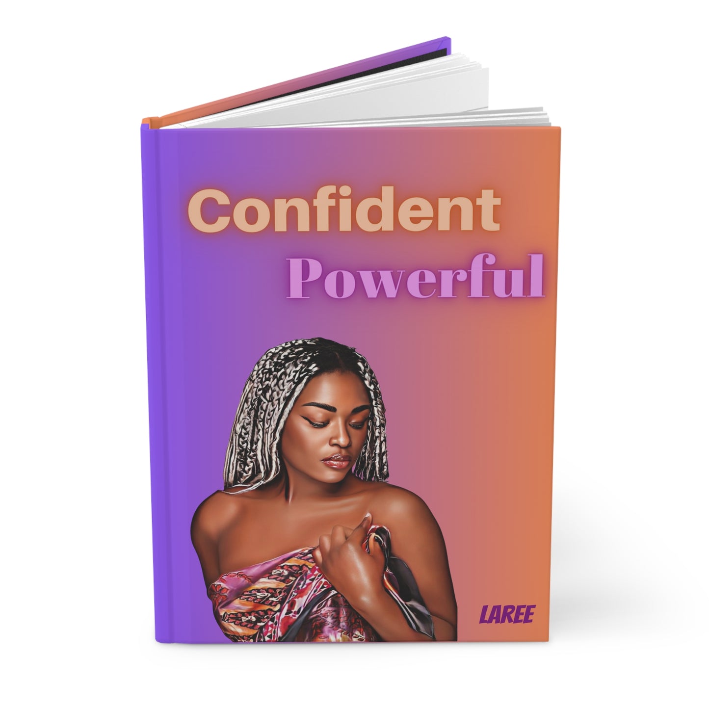 Confident Powerful/ Hardcover Journal Matte