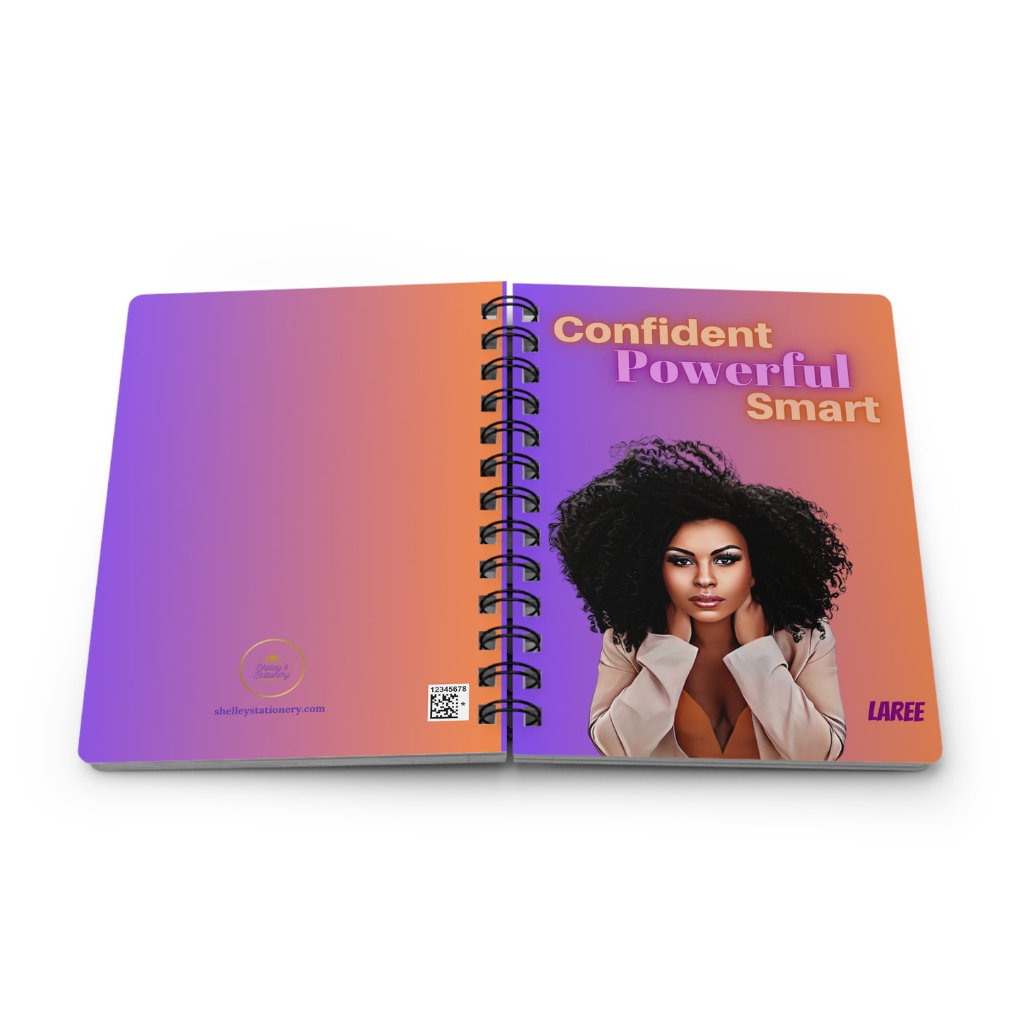 Confident/Powerful/Smart/Spiral Bound Journal