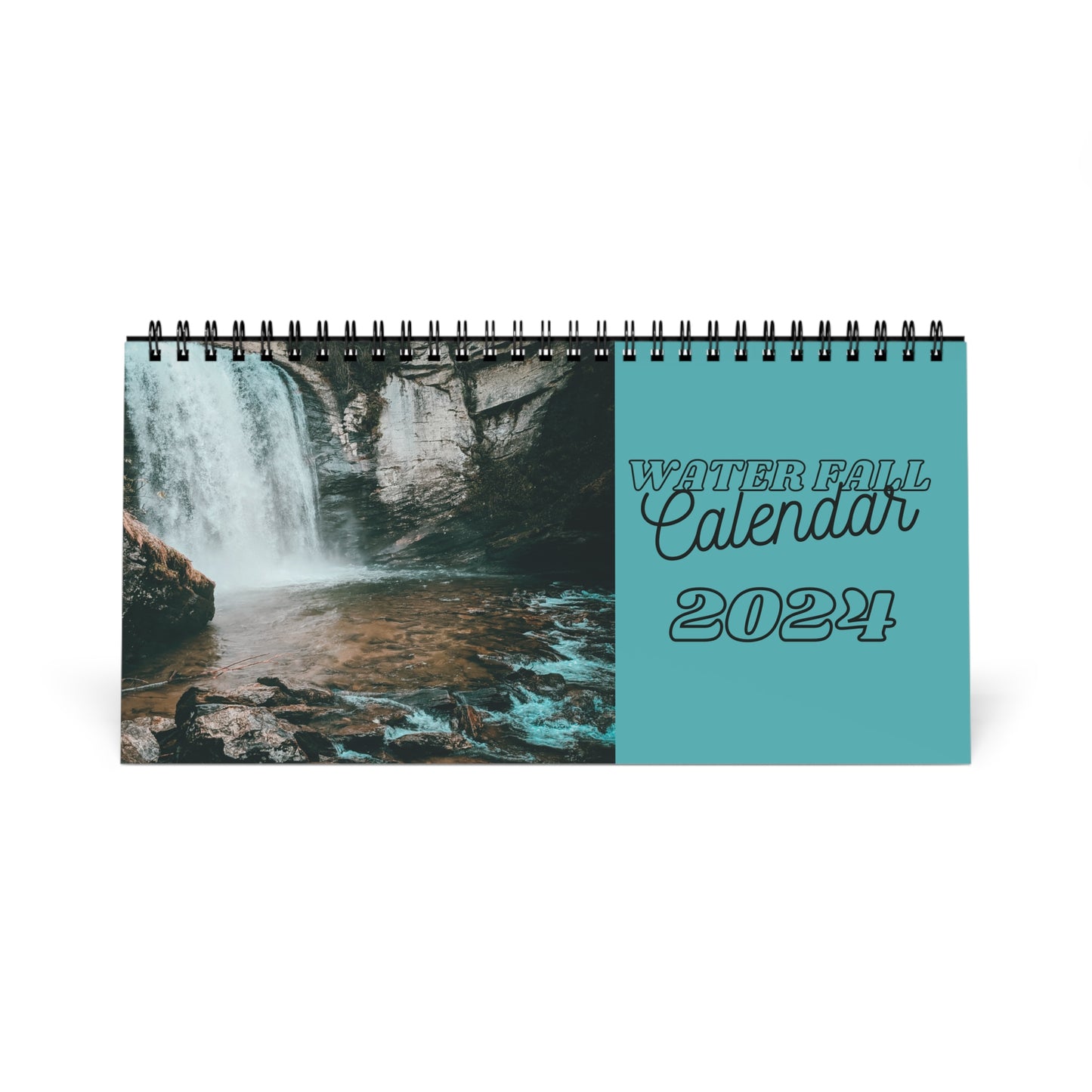 2024 Waterfall Desk Calendar