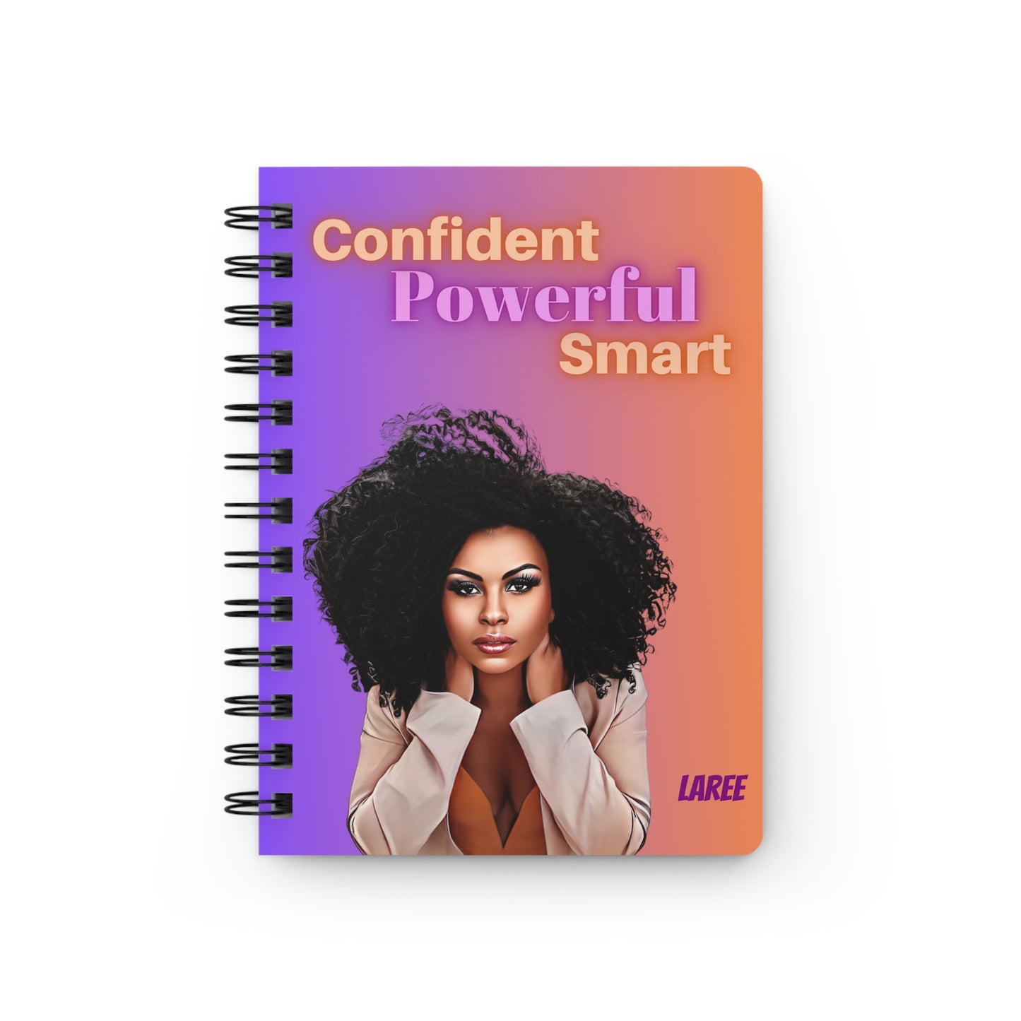 Confident/Powerful/Smart/Spiral Bound Journal