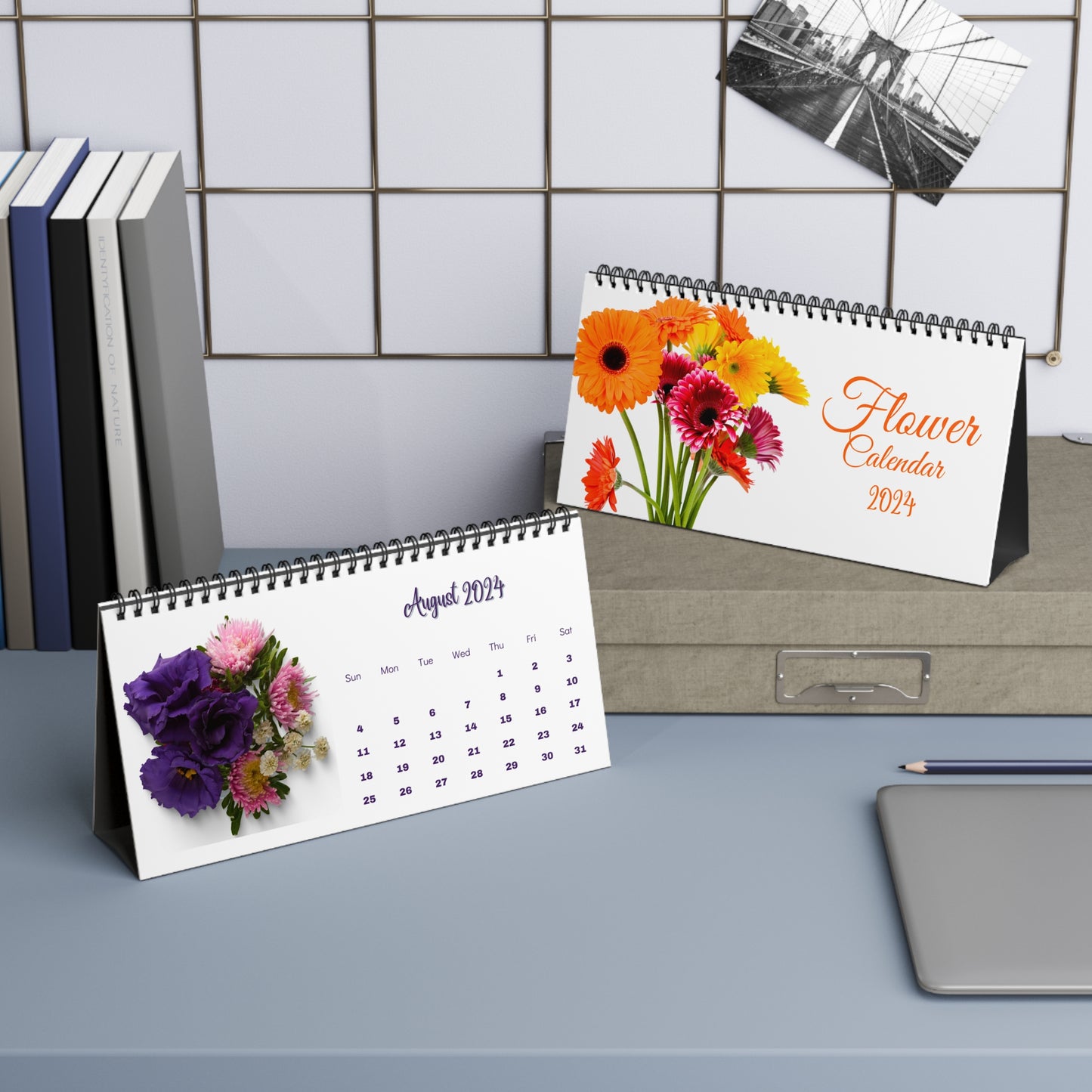 2024 Flower Desk Calendar