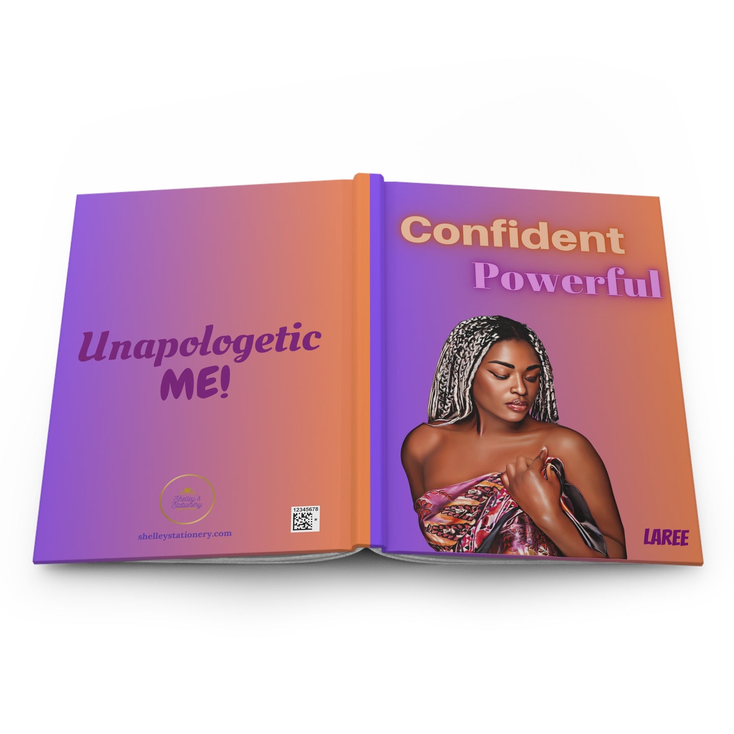 Confident Powerful/ Hardcover Journal Matte