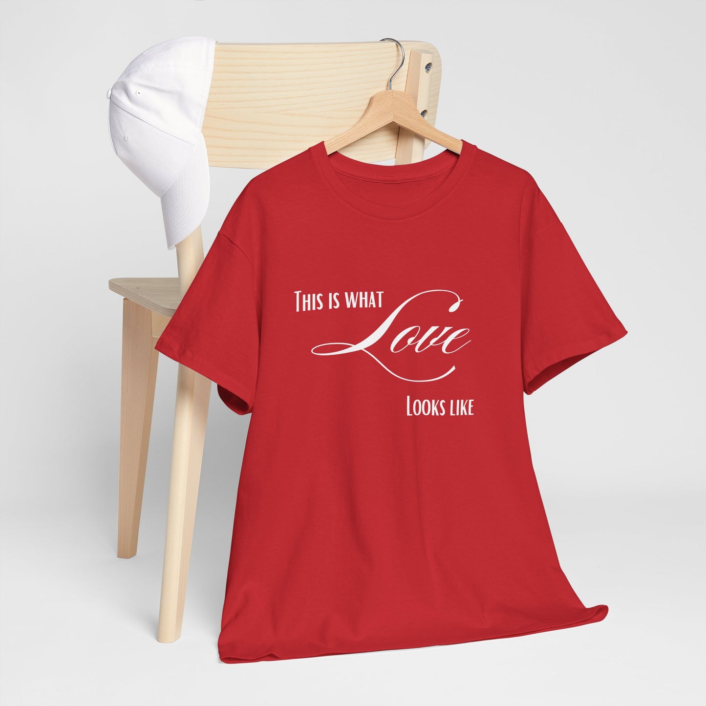 This what Love looks like/Unisex Heavy Cotton Tee