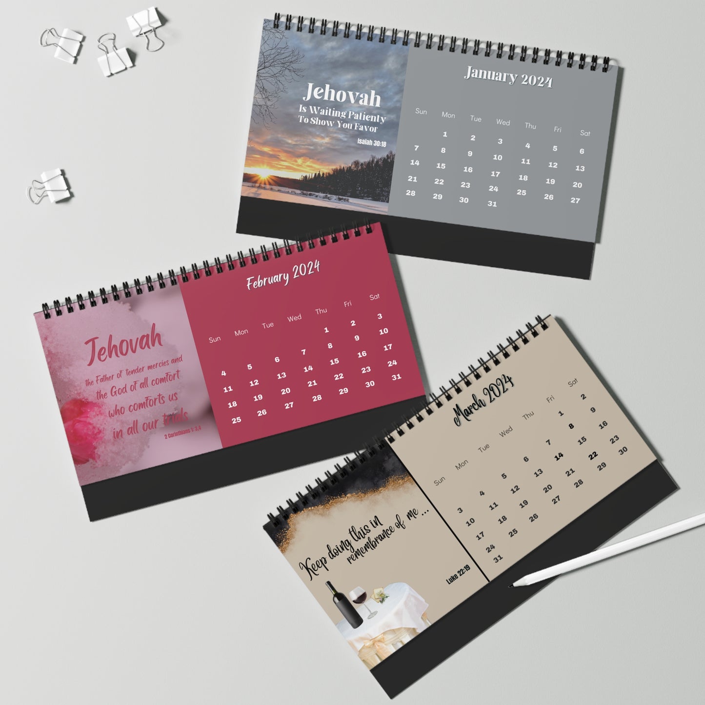 2024 JW Desk Calendar