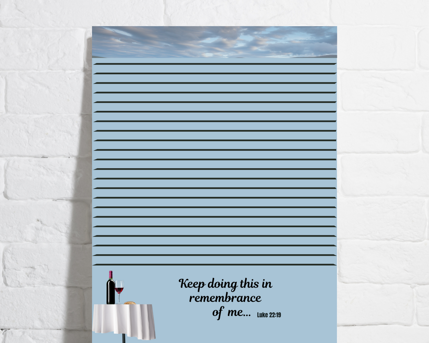 2023 Memorial of Jesus’ Death Letter Writing Stationery