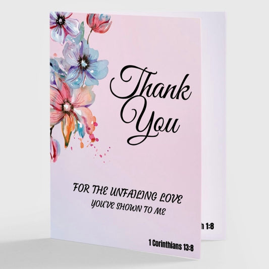 Thank You  Greeting Card/ Unfailing Love/ JW/ Set of 10