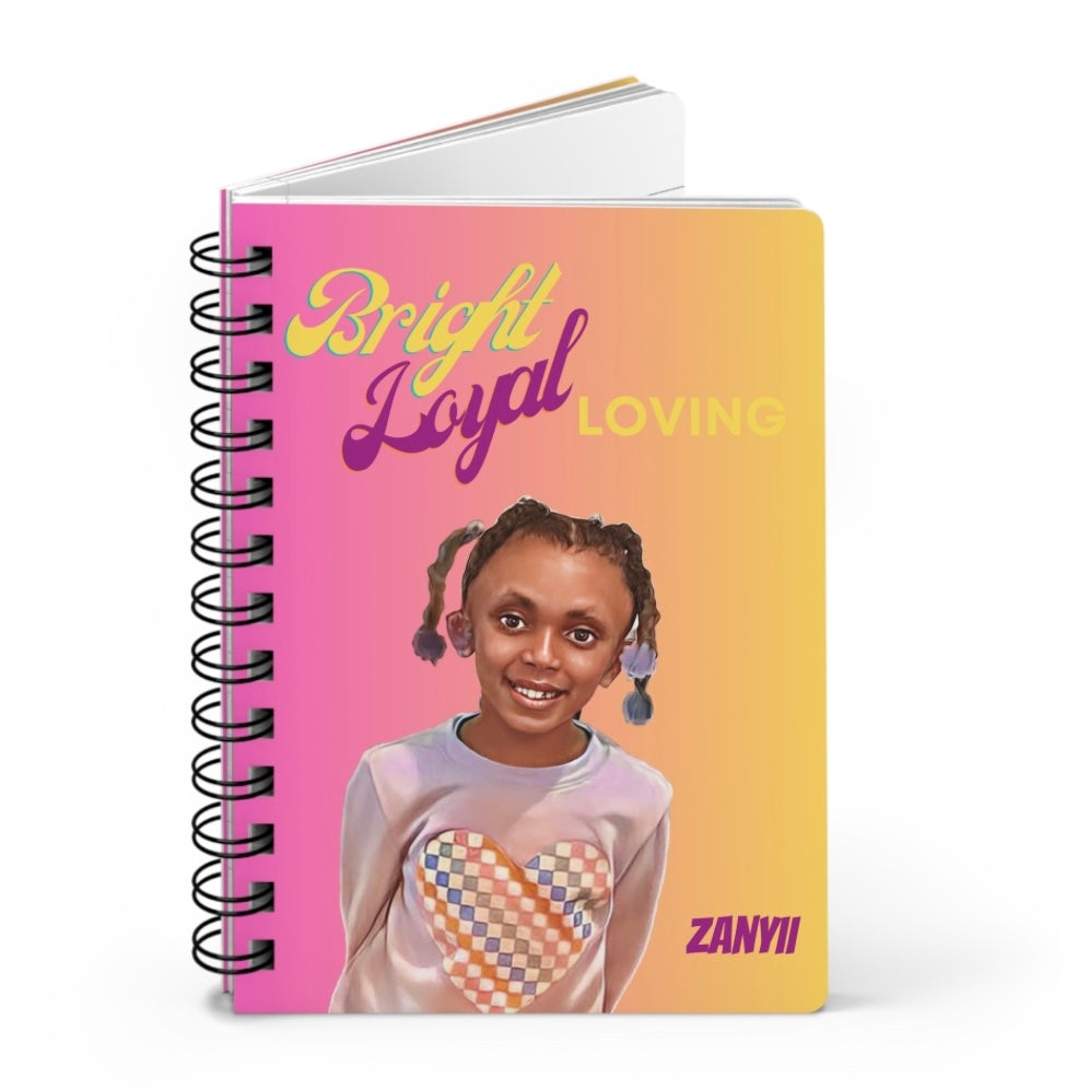 Bright/Loyal/Loving/Spiral Bound Journal