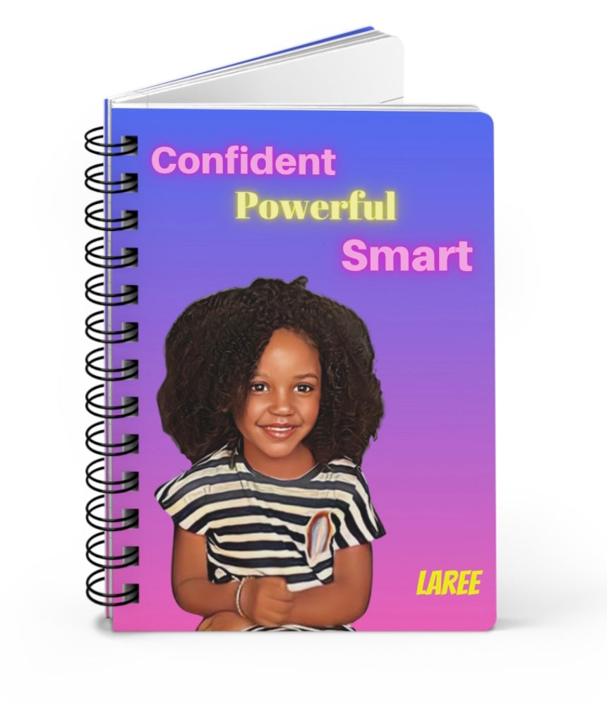 Confident/Powerful/Smart/Spiral Bound Journal